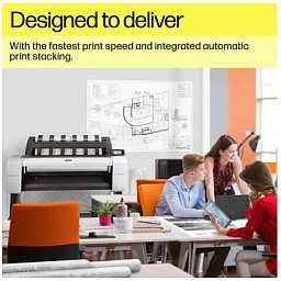 Hewlett Packard (HP) HP DesignJet T1600PS 91,44 cm 36 Groformat spausdintuvas LAN