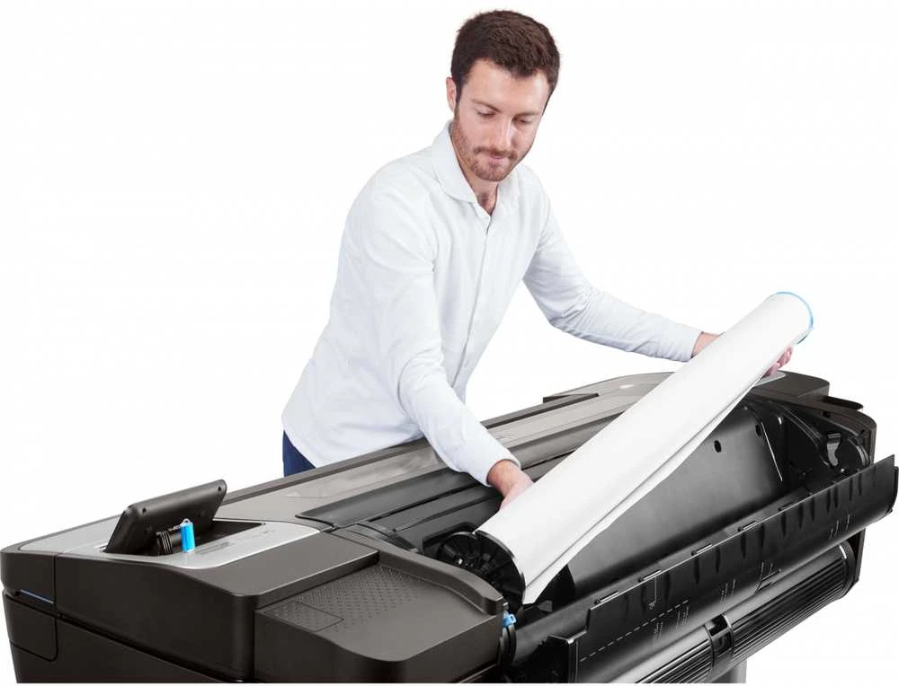 HP DesignJet T1700 44 colių didelio formato spausdintuvas su PostScript