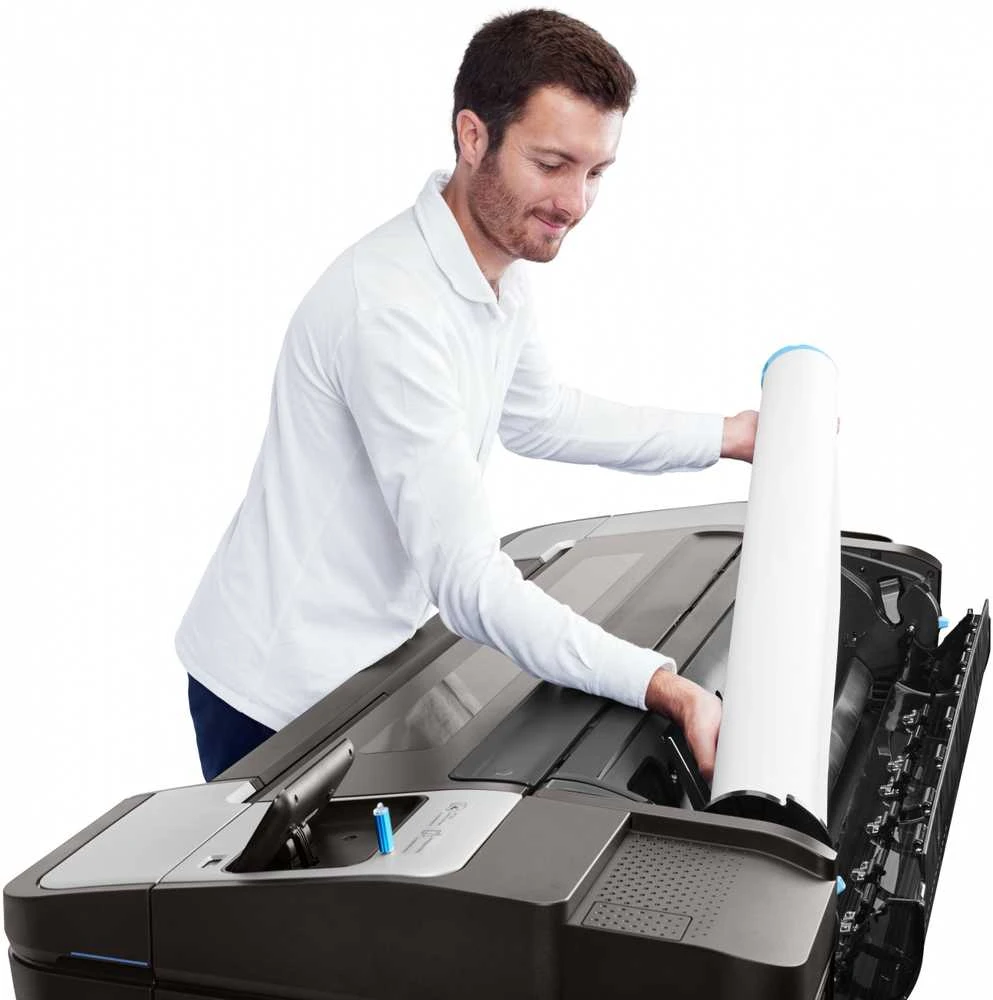HP DesignJet T1700 44 colių didelio formato spausdintuvas su PostScript