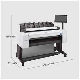 Hewlett Packard (HP) HP DesignJet T2600dr ps 36 colių daugiafunkcis spausdintuvas MFP (A0+, 19.3s A1, USB, Tinklinis)