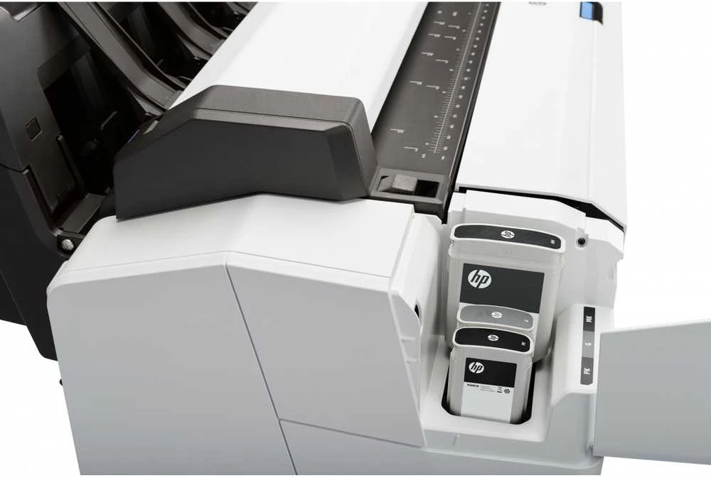 Spausdintuvas Ploter HP DesignJet T2600 PostScript - 914 mm (36") Multifunktionsdrucker - spalvotas - Tintenstrahl - 914 x 8000 mm, 610 x 15000 mm (Original) - Rolle (91,4 cm x 91,4 m), 914 x 1219 mm (Medien) - bis zu 0.32 Min./Seite (Drucken) - 1 Rolle - Gigabit LAN