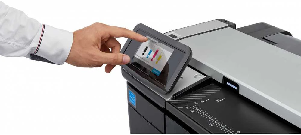 Hewlett Packard (HP) HP DesignJet T830 24 colių daugiafunkcis spausdintuvas su nauju stovu Spausdintuvas