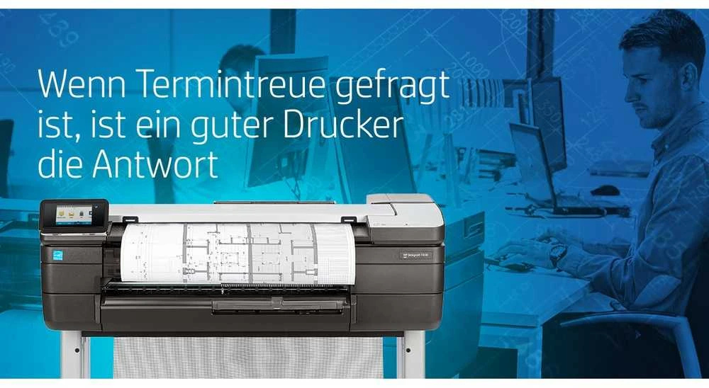 Hewlett Packard (HP) HP DesignJet T830 24 colių daugiafunkcis spausdintuvas su nauju stovu Spausdintuvas