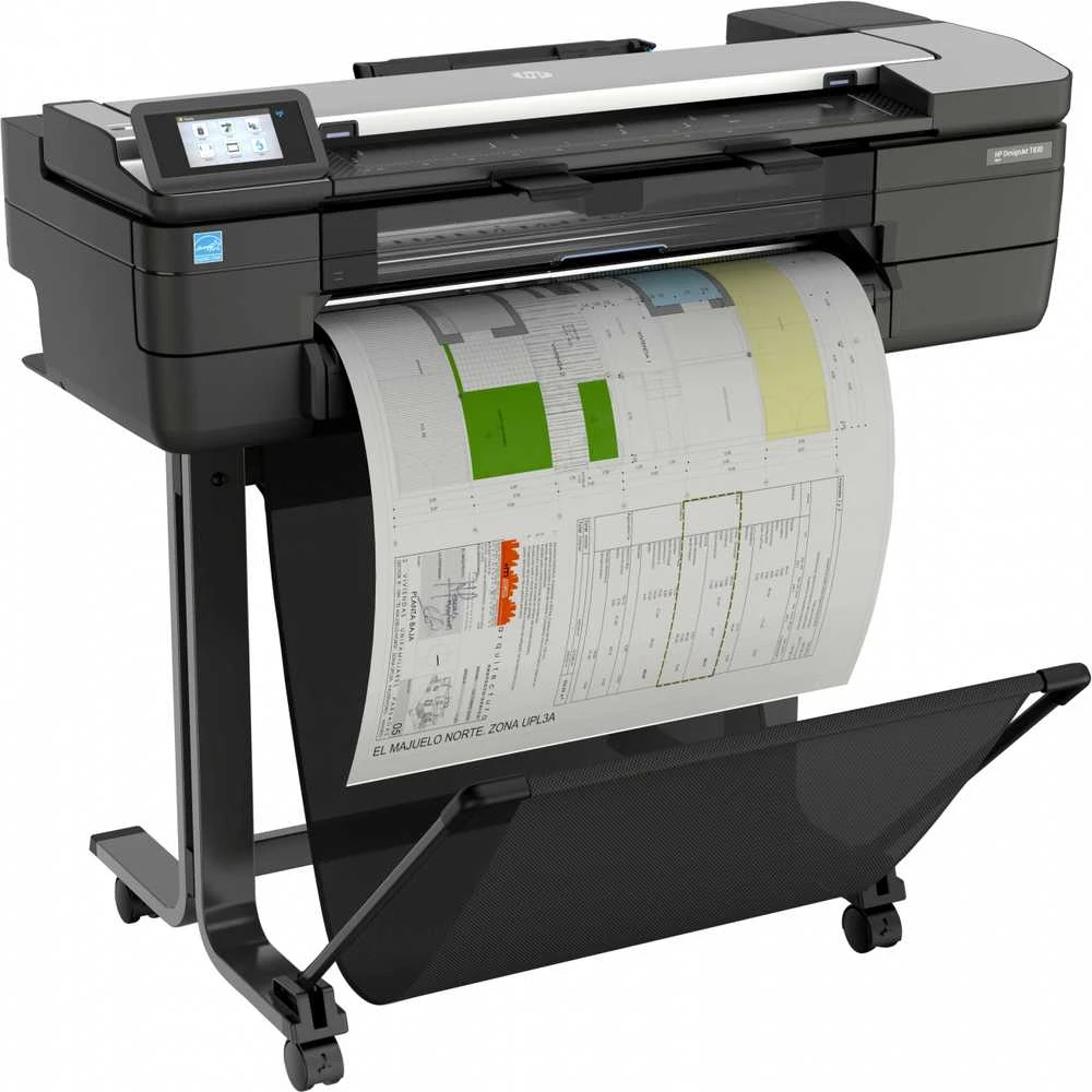 Hewlett Packard (HP) HP DesignJet T830 24 colių daugiafunkcis spausdintuvas su nauju stovu Spausdintuvas