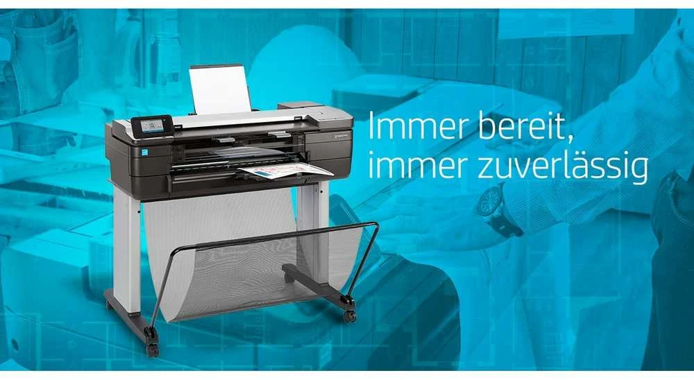 Hewlett Packard (HP) HP DesignJet T830 24 colių daugiafunkcis spausdintuvas su nauju stovu Spausdintuvas