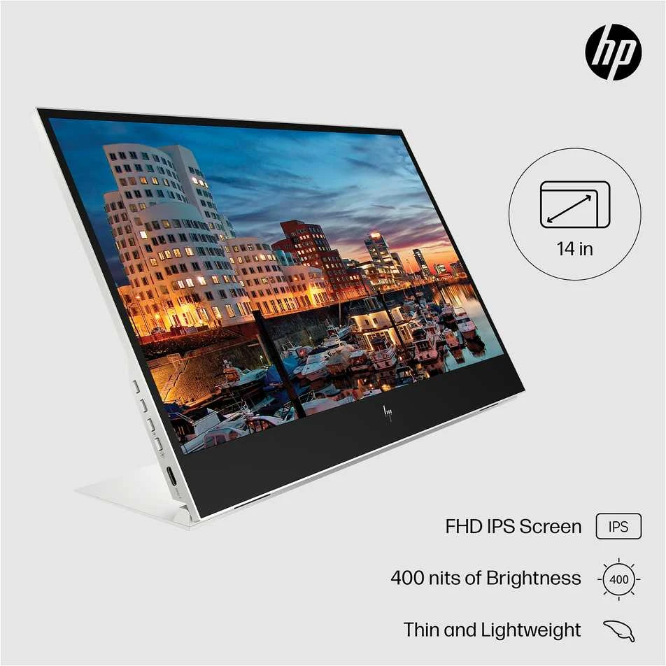 Monitorius HP E14 G4 - 14" 1920x1080 FHD AG, IPS, 2x USB-C, 3 metai