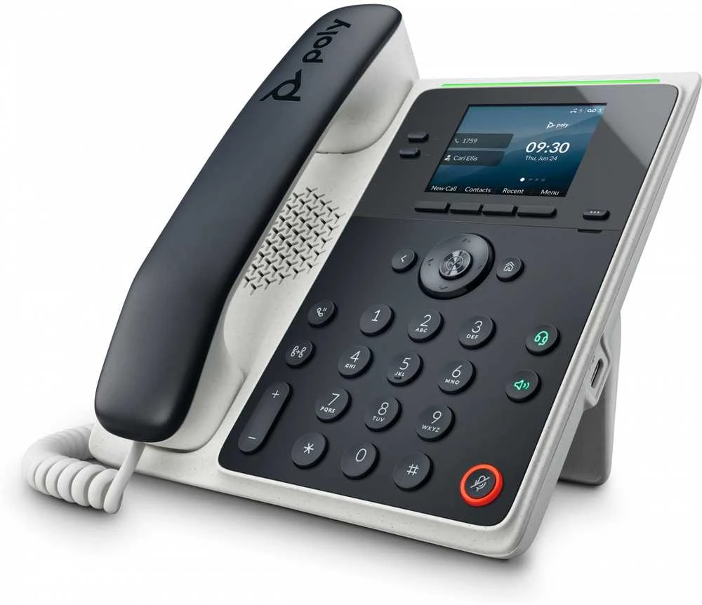 Hewlett Packard (HP) HP Poly Edge E100 IP telefonas su PoE