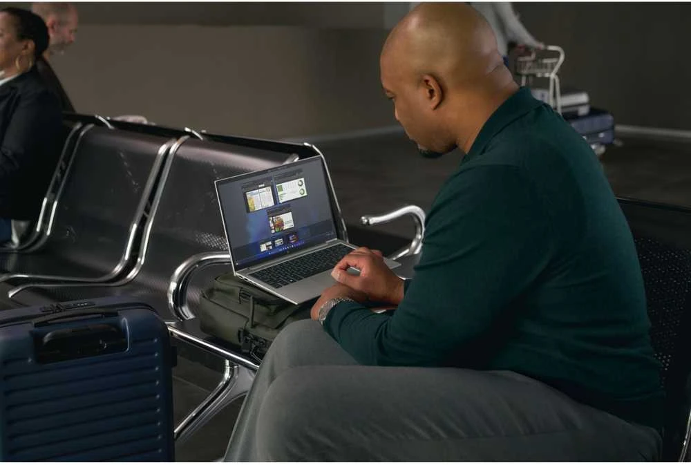 Nešiojamas kompiuteris HP EliteBook 845 G9 (9M438AT) (sidabrinis, Windows 11 Pro 64-Bit, 35.6 cm (14 col.), 512 GB SSD)