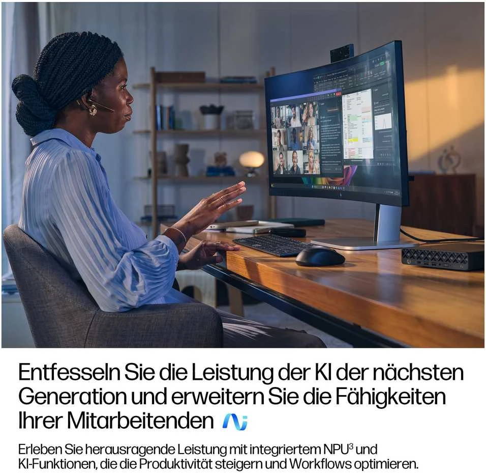 Stacionarus kompiuteris HP EliteDesk 8 Mini G1a AMD Ryzen AI 7 350 32GB 512GB/SSD W11P 1J Gar (DE)