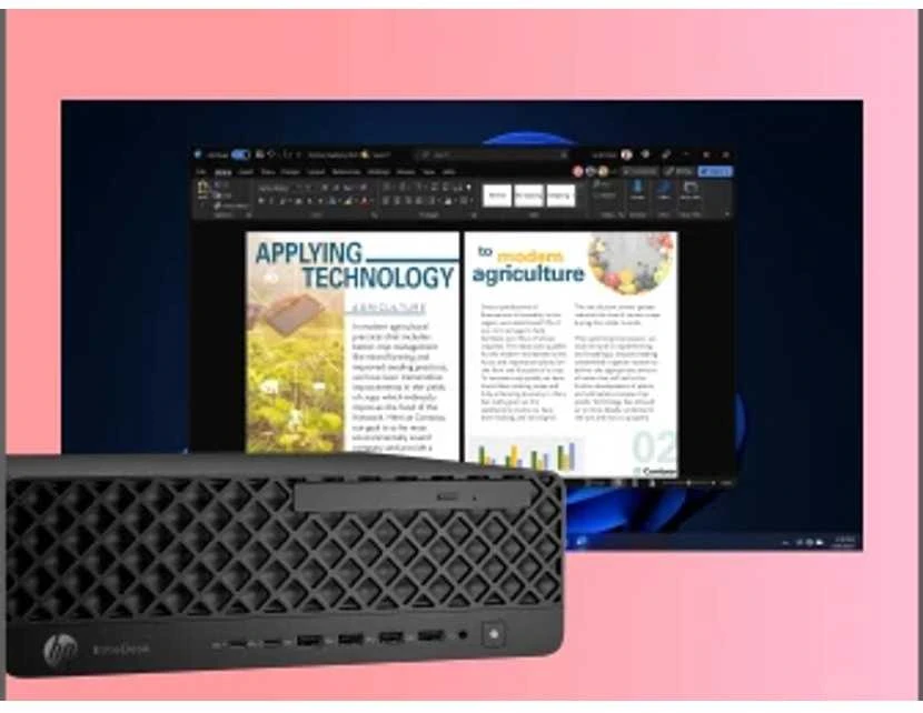 Stacionarus kompiuteris HP EliteDesk 8 SFF G1I AI CU7-265/32GB/512GB/RTXA400/WLAN/W11Pro