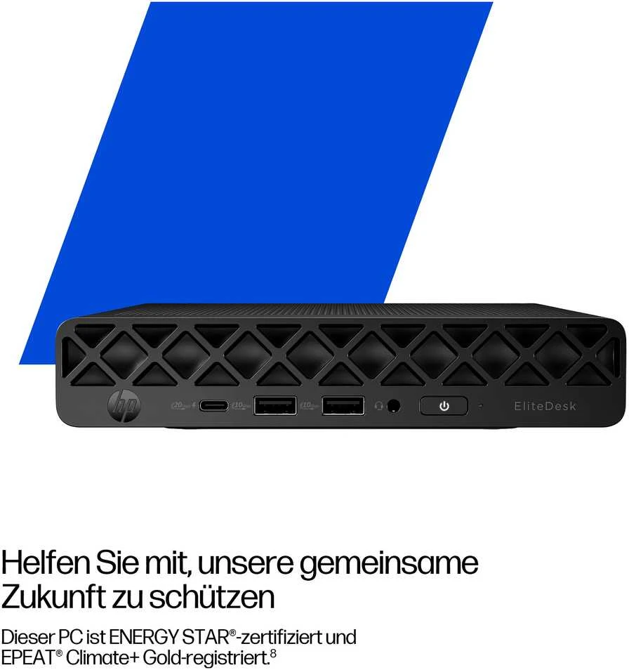Stacionarus kompiuteris HP ELITEDESK 8 MINI G1I U5-235T - 16GB 512GB W11P WIFI6E HDMI 3Y