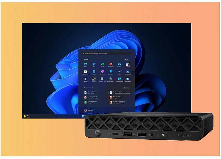 Stacionarus kompiuteris HP ELITEDESK 8 MINI G1I U5-235T - 32GB 512GB W11P WIFI7 HDMI 3Y