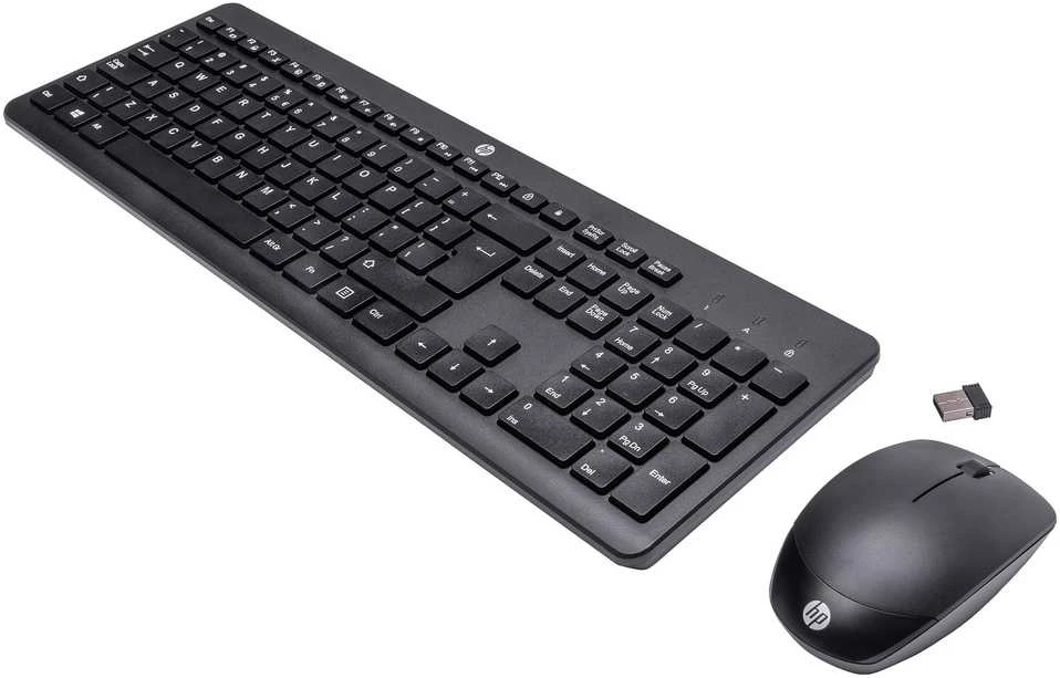 Hewlett Packard (HP) HP 230 Wireless Pelė Klaviatūra Combo - Juodas - US ENG