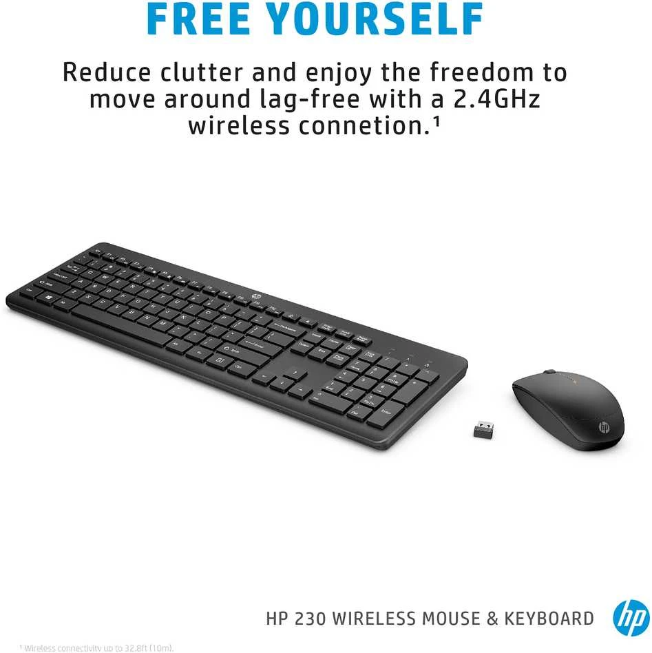 Klaviatūra Hewlett Packard (HP) HP 230 WL Pelė+KB COMBO - .