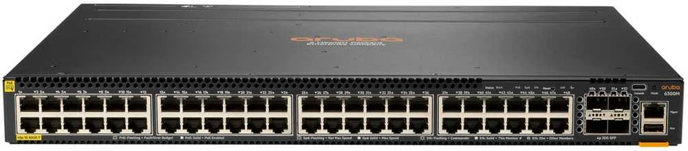 Šakotuvas Hewlett Packard (HP) ARUBA 6300M 48G CL4 POE 4 STOG - .