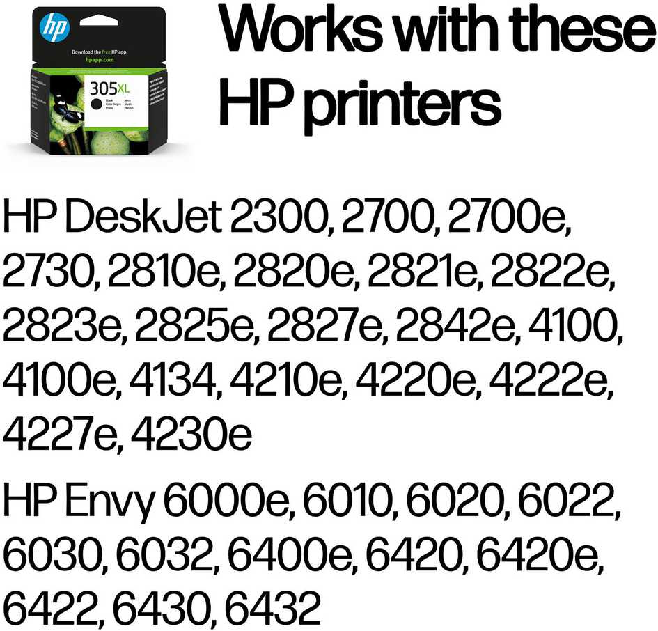 Hewlett Packard (HP) HP 305XL didelės talpos juodas originalus rašalo kasetė