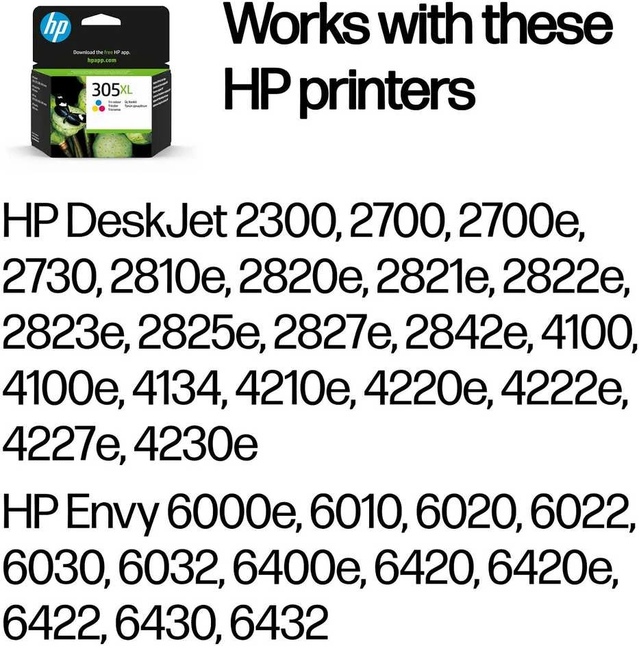 Hewlett Packard (HP) HP 305XL Tri-color (3YM63AE) Rašalinė kasetė, CMY