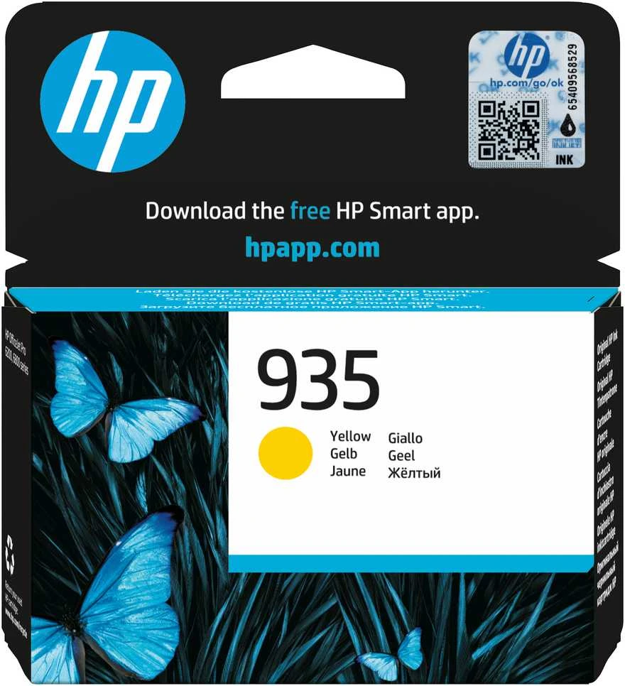 Hewlett Packard (HP) Rašalo Kasetė - HP 935 Geltona 400 Puslapių