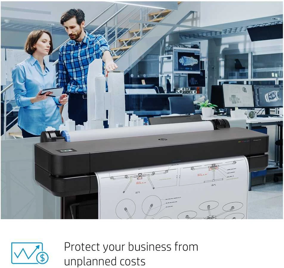 Spausdintuvas Hewlett Packard (HP) „HP DesignJet T1700“ 44 colių braižytuvas (W6B55A)
