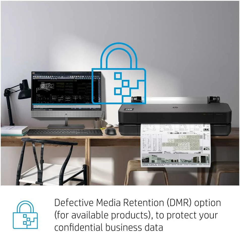 Spausdintuvas Hewlett Packard (HP) „HP DesignJet T1700“ 44 colių braižytuvas (W6B55A)