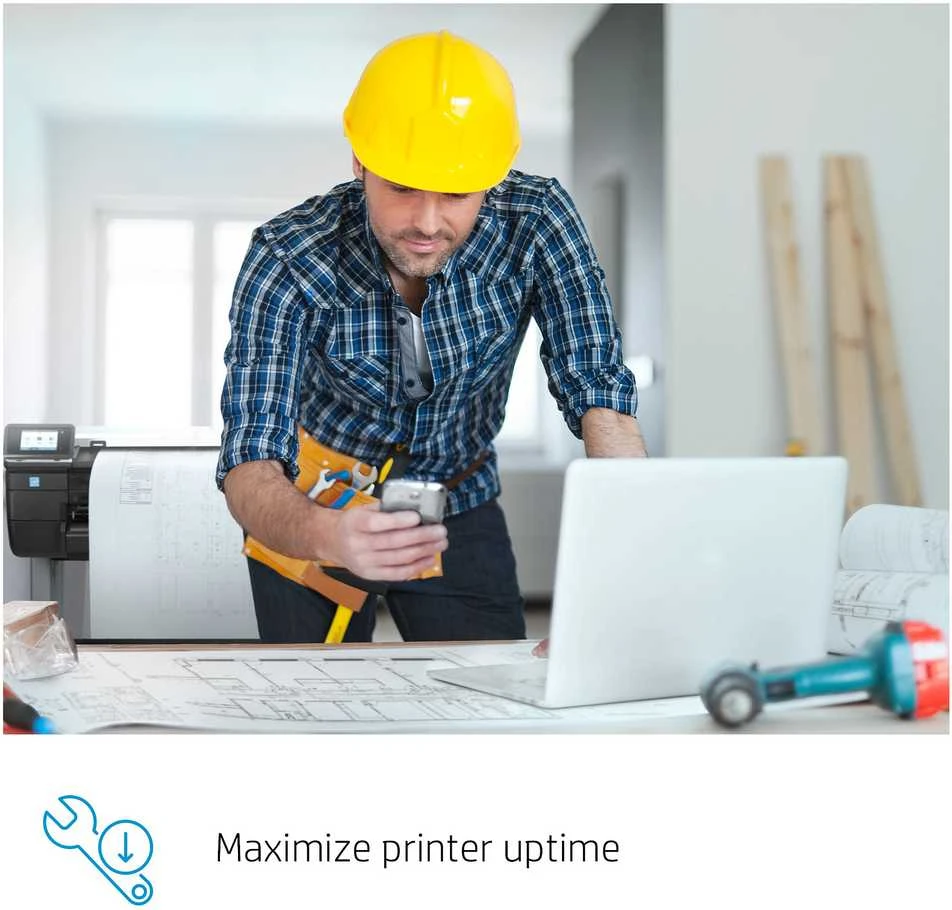 Spausdintuvas Hewlett Packard (HP) „HP DesignJet T1700“ 44 colių braižytuvas (W6B55A)
