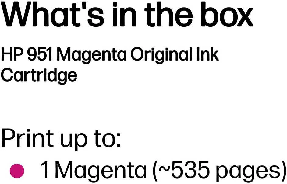 Hewlett Packard (HP) HP 951 Magenta Officejet rašalo kasetė