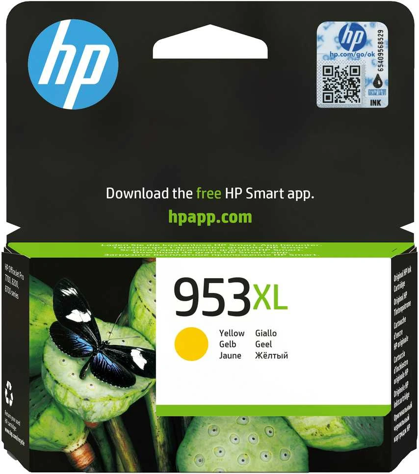 Hewlett Packard (HP) HP 953XL didelio našumo Geltona originali rašalo kasetė (1600 puslapių)