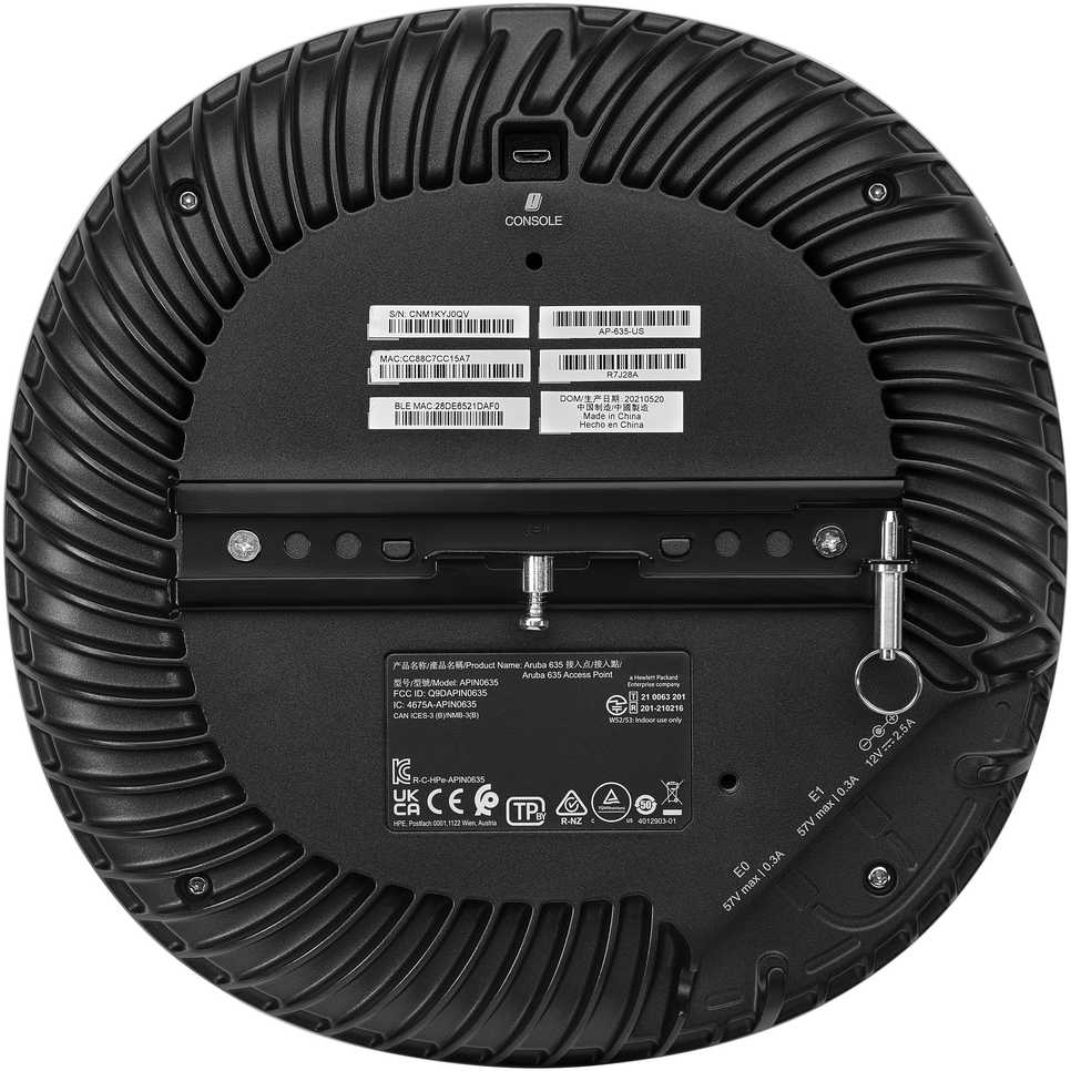 Maršrutizatorius Hewlett Packard (HP) Access Point HPE ANW AP-635 (RW) Campus 5-pak (S3J35A)