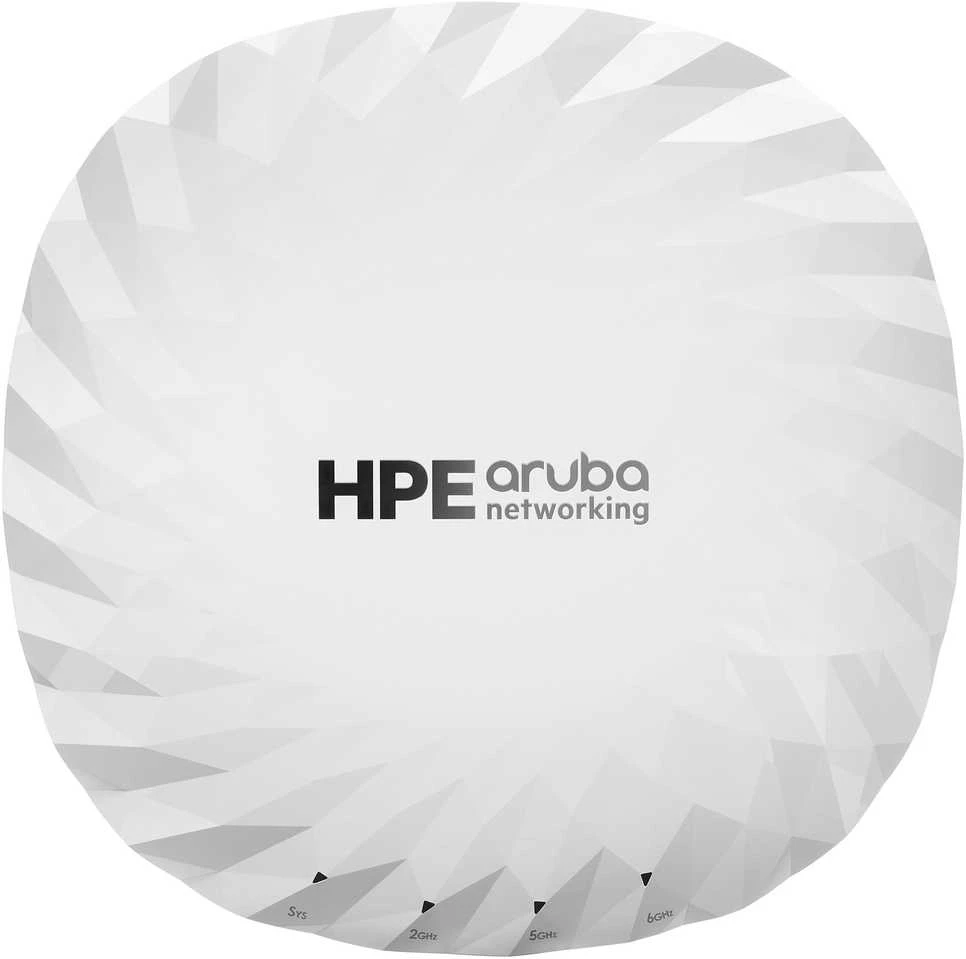 Maršrutizatorius Hewlett Packard (HP) prieigos taškas HPE AP-735 (RW) Campus Tri Radio 2x2 Wi-Fi 7 vidinės antenos su PoE Baltas (S1G42A)