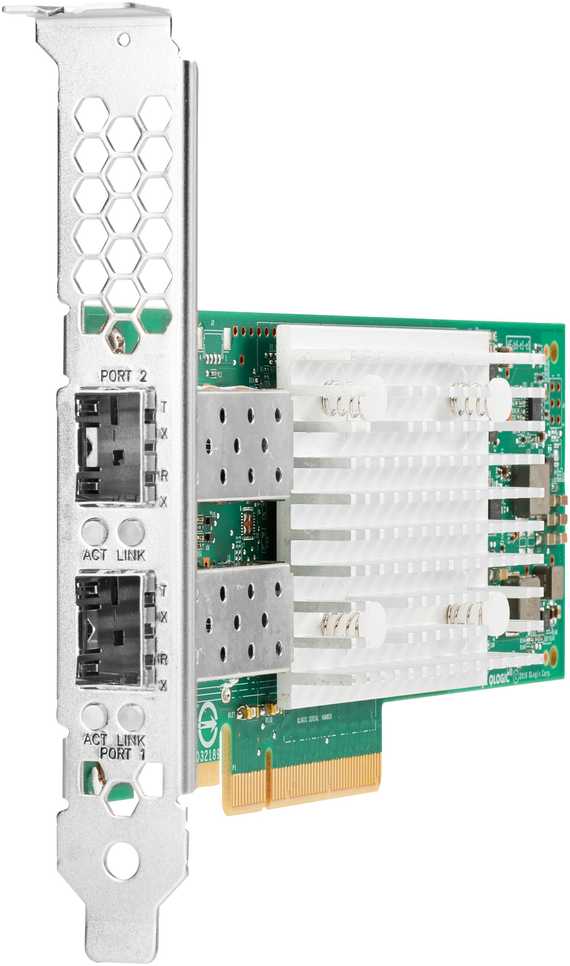 Hewlett Packard (HP) HP „Hewlett Packard Enterprise Intel E810-XXVDA2“ – tinklo adapteris – PCIe 4.0 x8 – 25 Gigabit SFP28 x 2 – skirtas „Edgeline e920“, „ProLiant DL20 Gen10“, „DL325 Gen10“, „DL360 Gen10“, „DL380 Gen10“, „ML30 Gen10“ (P08443-B21)