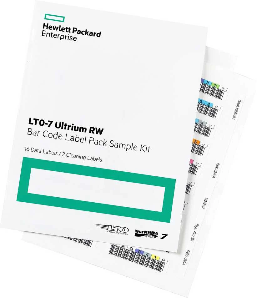 Hewlett Packard (HP) Etikėtės HPE Q2014A LTO7 Ultrium Barcode