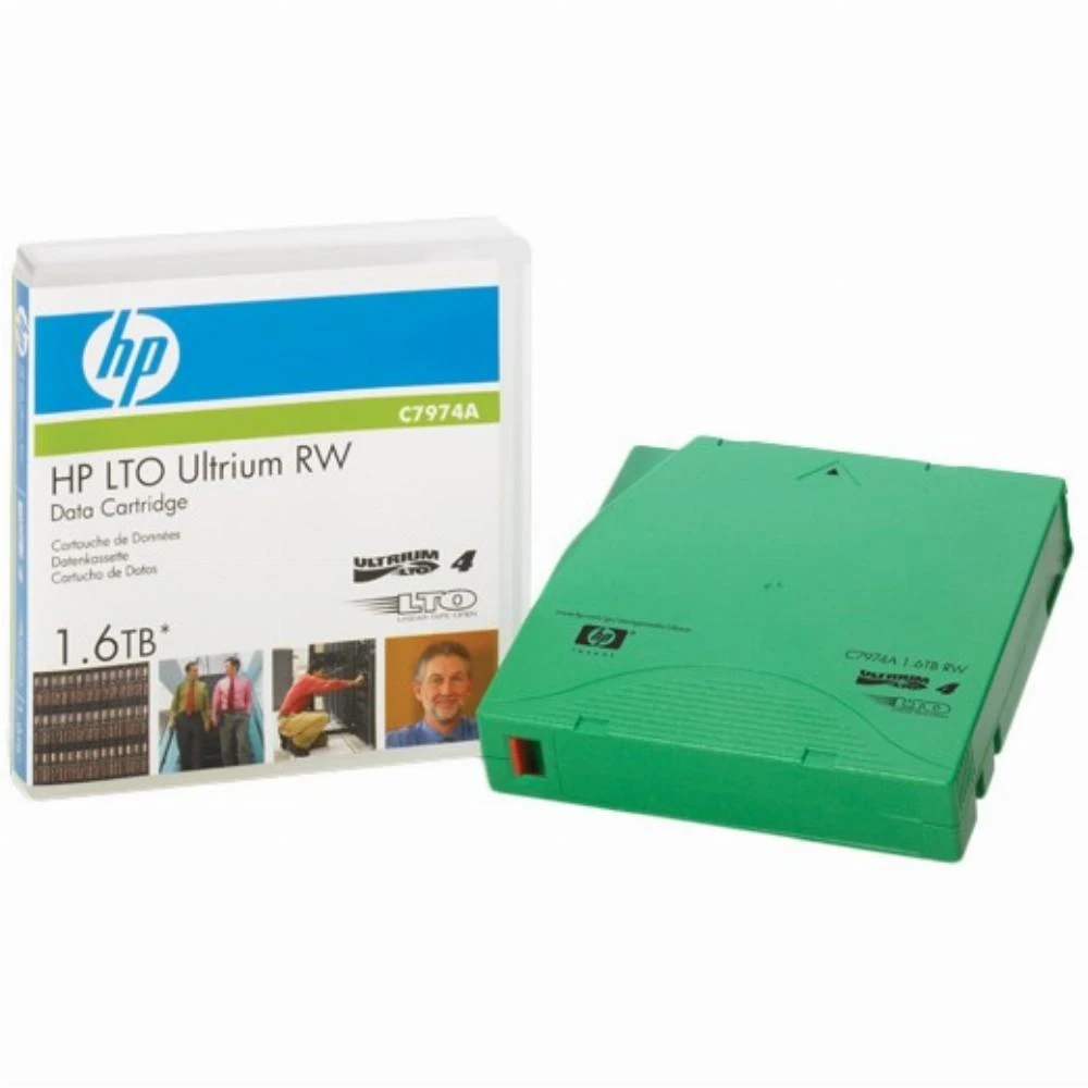 Laikmena HP Ultrium LTO-4 1.6TB RW Data Cartridge C7974A