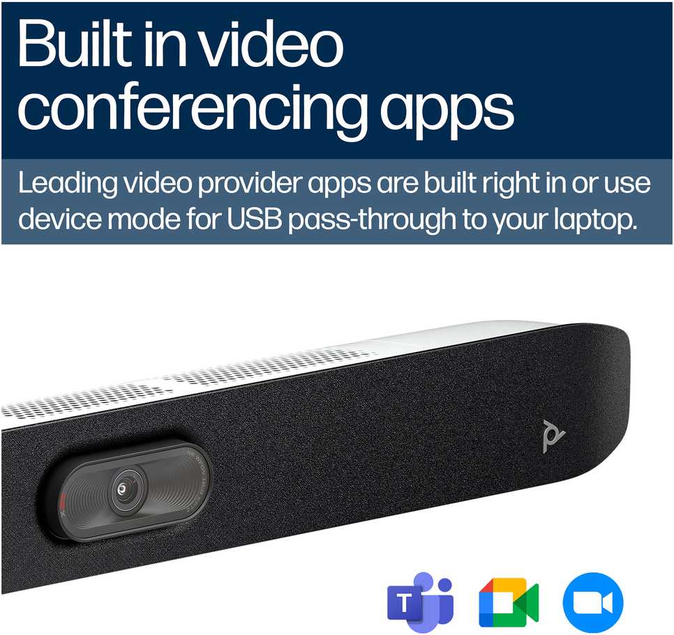 HP „Poly Studio X32“ universali vaizdo juosta be radijo imtuvo arba maitinimo šaltinio TAA HP „Poly Studio X32“ universali vaizdo juosta be radijo imtuvo arba maitinimo šaltinio TAA WW
