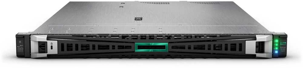 Hewlett Packard (HP) HPE ProLiant DL320 Gen11 4510 12c 1P 2x32GB-R 8SFF MR408i-o 2x480GB SATA SSD 2x1000W PS ES serveris