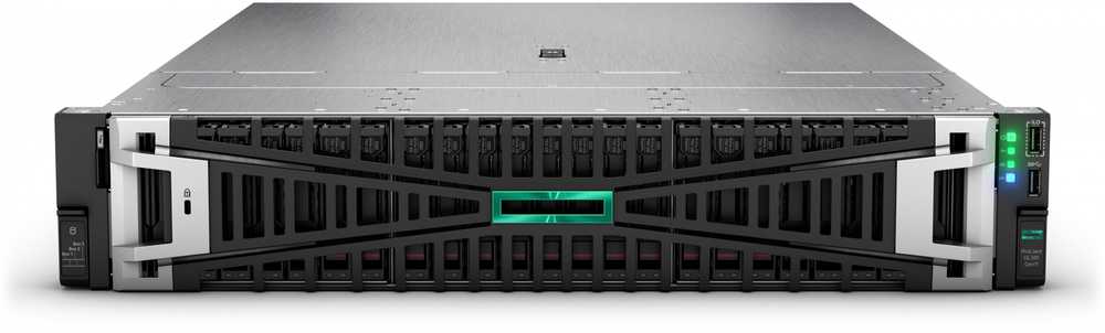 HPE „ProLiant DL385 Gen11 9124“ 3,0 GHz 16c 64 GB-R 8SFF MR408i-o 2 x 480 GB SATA SSD 2 x 1000 W PS ES serveris