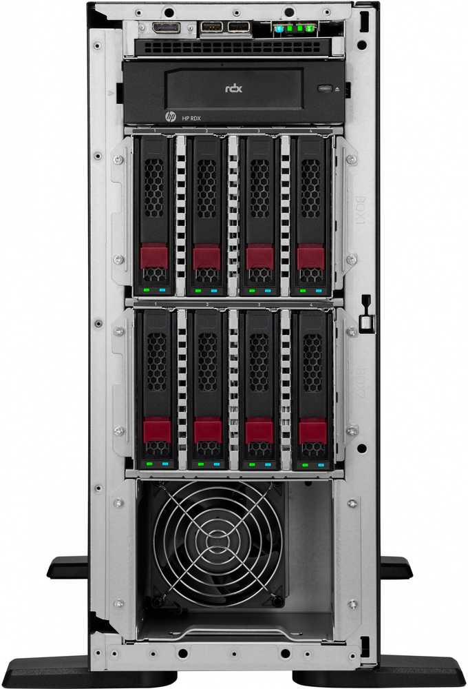 Hewlett Packard (HP) HPE „ProLiant ML110 Gen11 4510“ 2,4 GHz 12c 1P 32 GB-R 4LFF 2 x 4 TB HDD 2 x 1000 W PS ES serveris