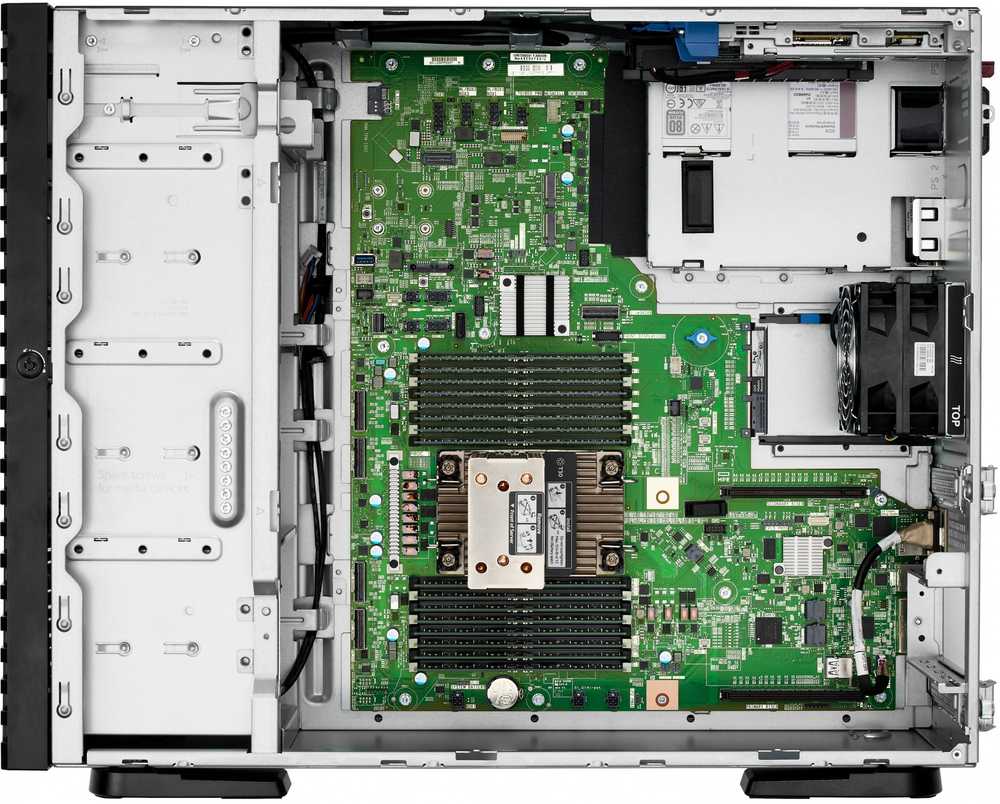Hewlett Packard (HP) HPE „ProLiant ML110 Gen11 4510“ 2,4 GHz 12c 1P 32 GB-R 4LFF 2 x 4 TB HDD 2 x 1000 W PS ES serveris