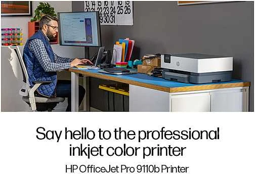Hewlett Packard (HP) HP OfficeJet Pro 9110b Wireless Color Spausdintuvas, Two-sided spausdinimas