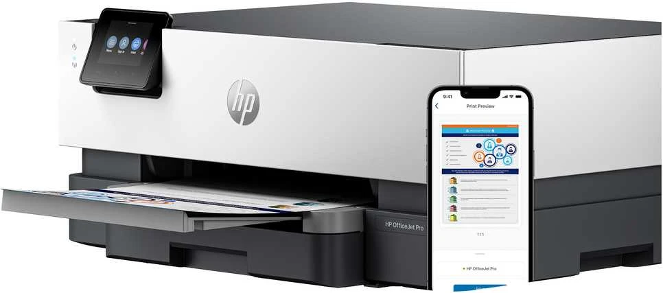 Hewlett Packard (HP) HP OfficeJet Pro 9110b Wireless Color Spausdintuvas, Two-sided spausdinimas