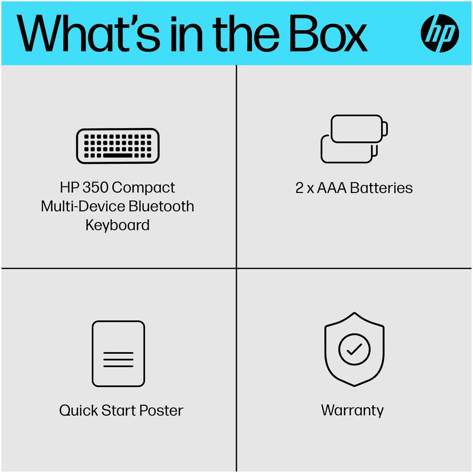 Klaviatūra Hewlett Packard (HP) HP 350 692S8AA DE-išdėstymas, Bluetooth, juodas