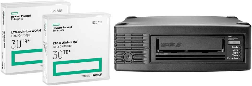 Hewlett Packard (HP) HPE StoreEver LTO-8 Ultrium 30750 External Tape Drive