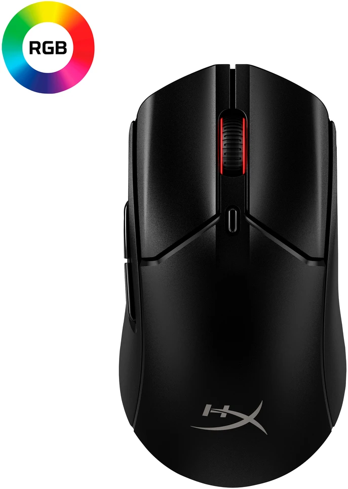 Hewlett Packard (HP) HyperX Pulsefire Haste 2 belaidė pelė (Juoda) | 26000 DPI