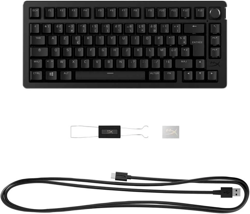 Klaviatūra „Alloy Rise 75 HyperX3“ (JAV)