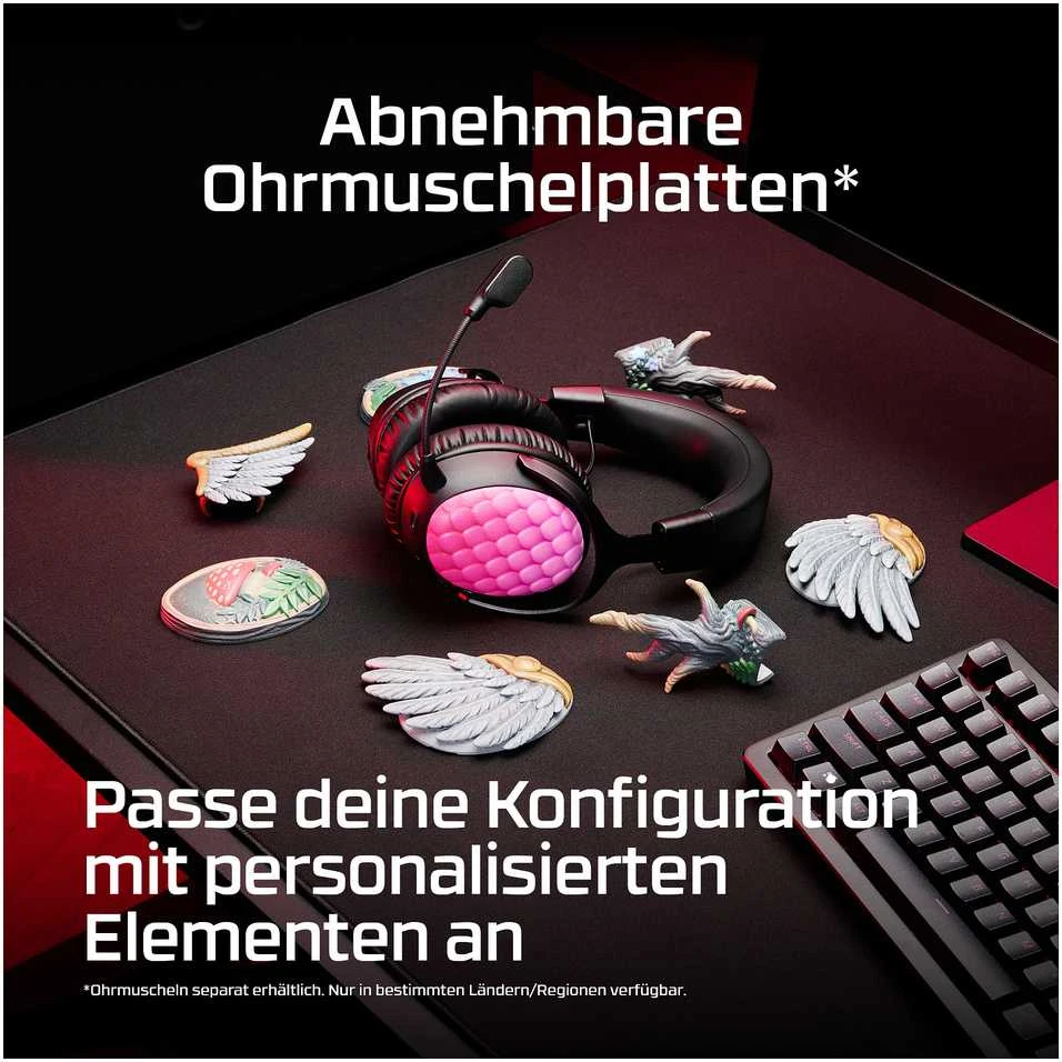 Hewlett Packard (HP) HP HyperX Cloud III S Belaidės Ausinės Juodas-Raudona