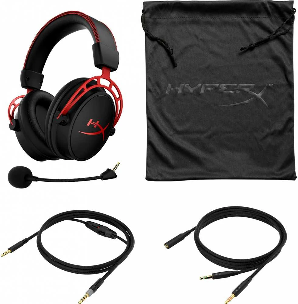 Žaidimų ausinės HyperX Cloud Alpha, Juodos