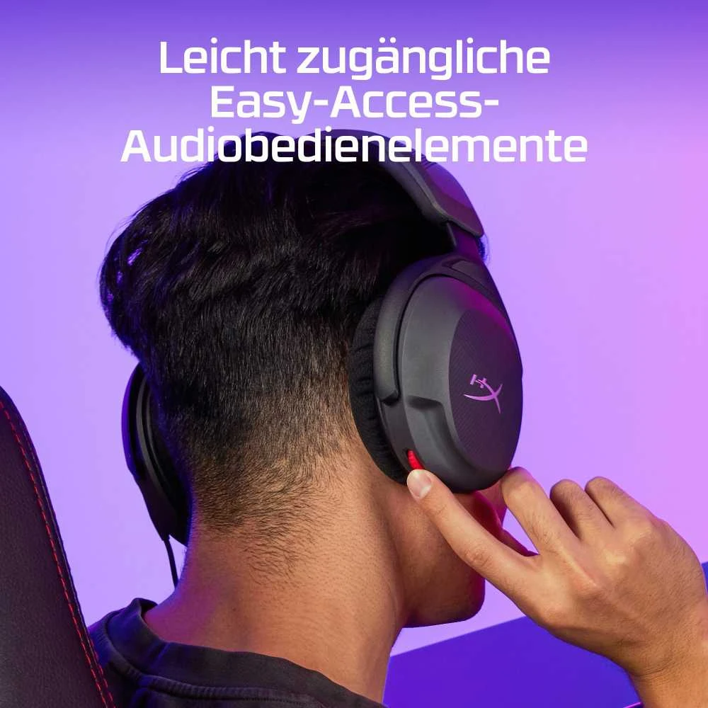 Žaidimų ausinės HyperX Cloud Stinger 2 Core, Juodos