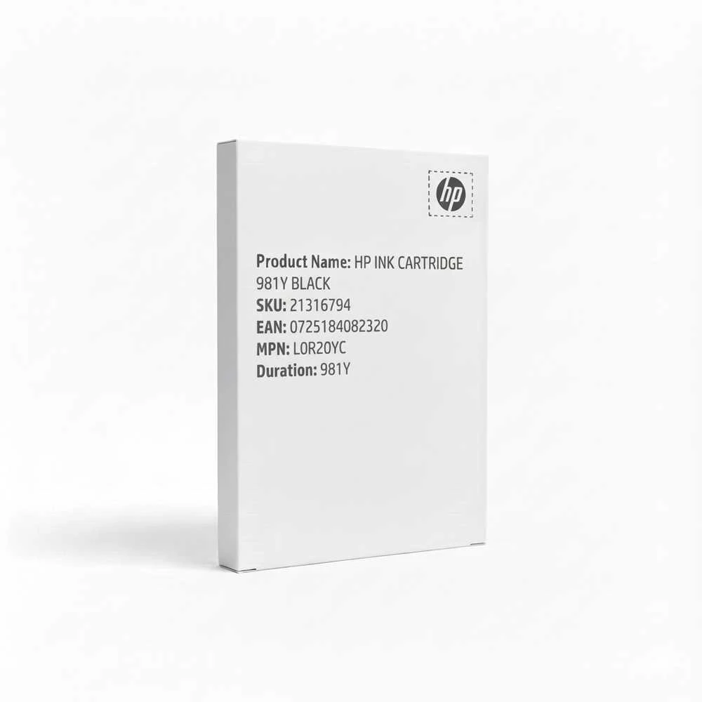 Hewlett Packard (HP) HP Ink No.981Y Juodas (L0R20YC)