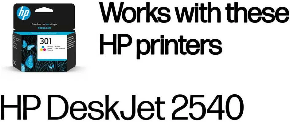 Hewlett Packard (HP) HP 301 trijų spalvų rašalo kasetė, 165 puslapiai, skirta HP Deskjet 1000, 1050, 2050, 3000, 3050