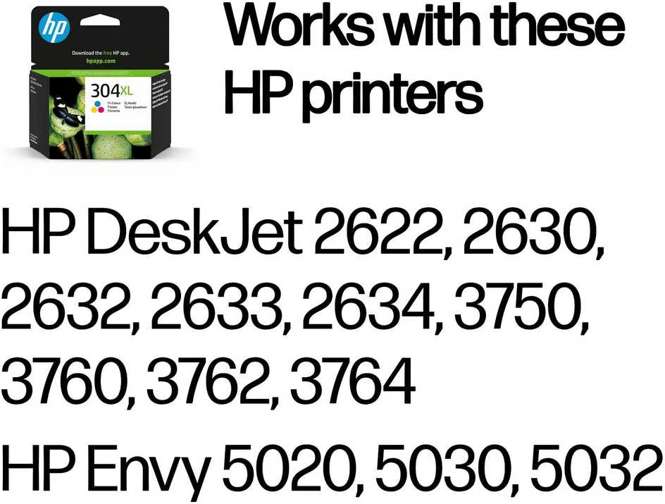 Hewlett Packard (HP) HP No.304 XL (N9K07AE), trispalvė kasetė rašaliniams spausdintuvams