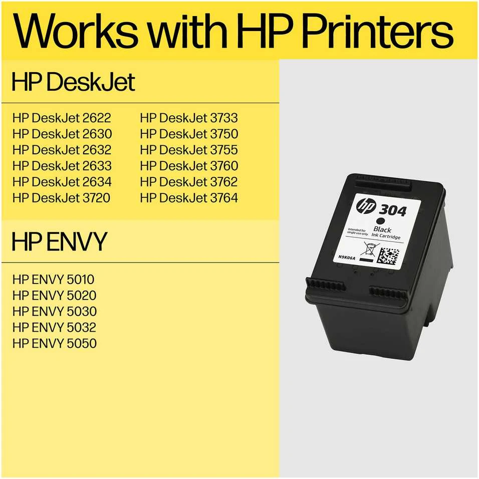 Hewlett Packard (HP) HP No.304 XL (N9K07AE), trispalvė kasetė rašaliniams spausdintuvams